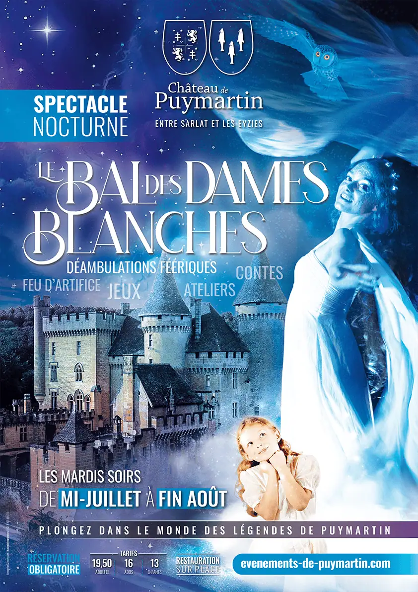 Le bal des dames blanches au château du Puymartin